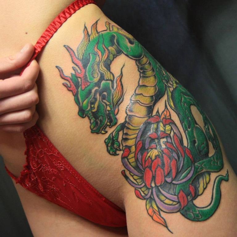 что означает дракон тату