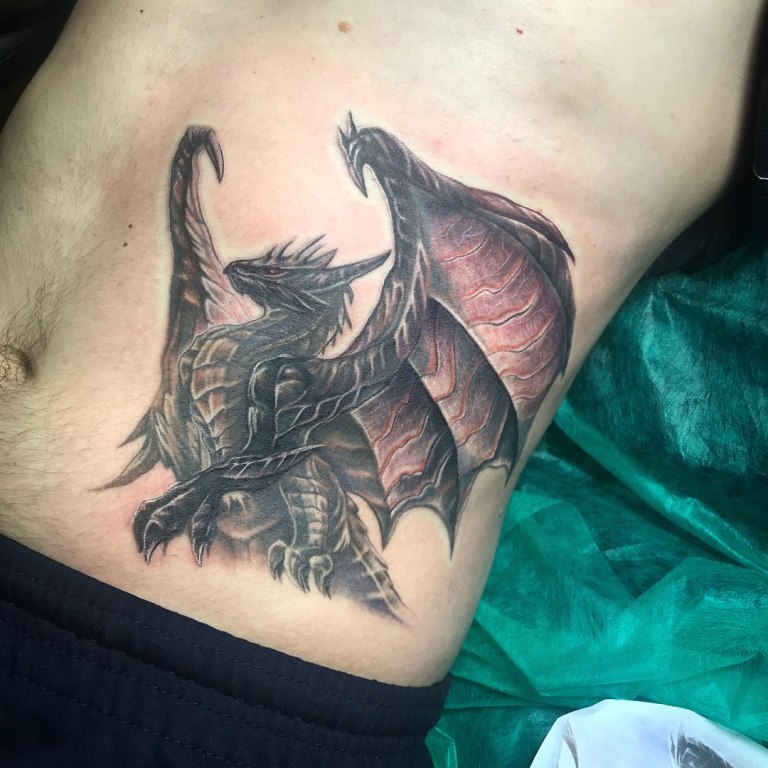 татуировка дракон