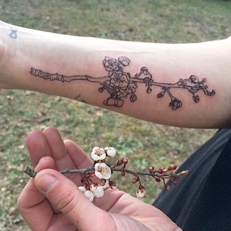татуировки цветок