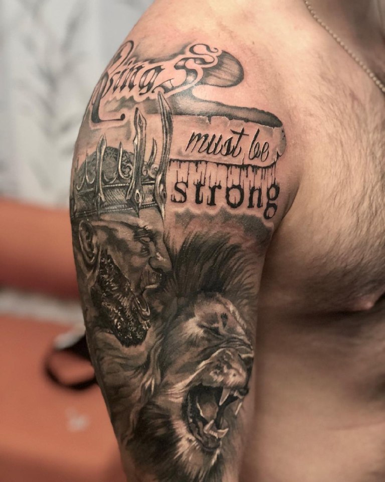 эскизы татуировок для мужчин на плече