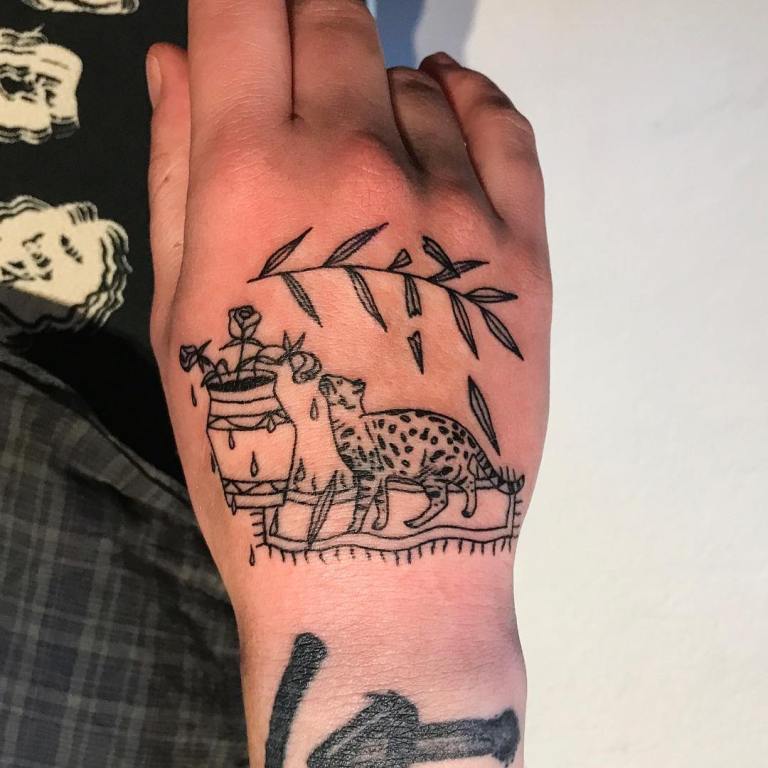 татуировки для мужчин на кисти руки