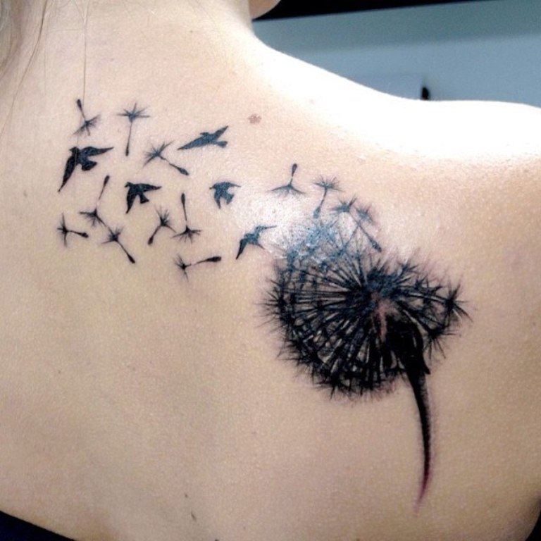 что означает татуировка одуванчик с птицами