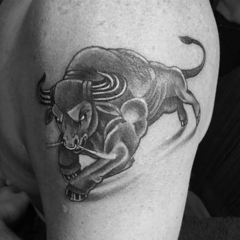 татуировка знак зодиака телец