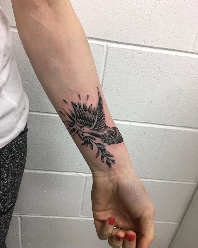 татуировки голубей