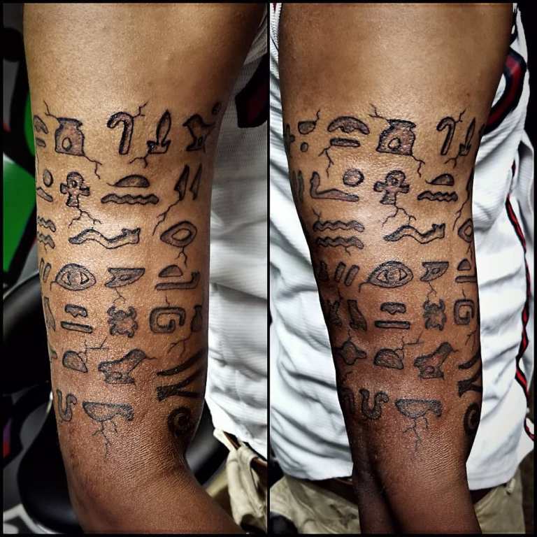 египетские иероглифы тату