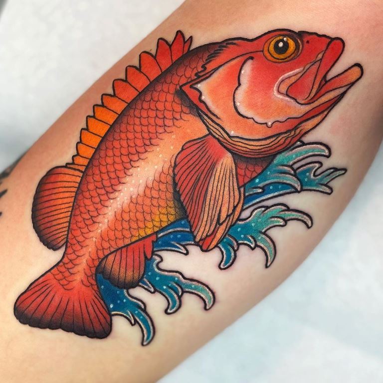 татуировка рыбы